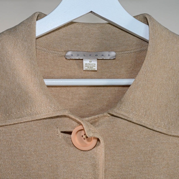 Talbots Pure Camel Hair Blazer Tan Size 8 - Picture 5 of 9